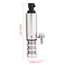 Einlass- und Auslass-Nockenwellen-Solenoidventil 12x4,3cm Silber Kompatibel mit GM 12655420