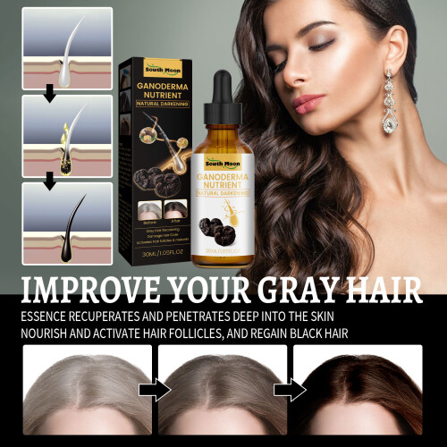 Elixir Capillaire Fortifiant au Ganoderma Noir - Cheveux Nourris et Colorés 2