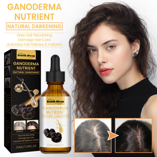 Elixir Capillaire Fortifiant au Ganoderma Noir - Cheveux Nourris et Colorés 1
