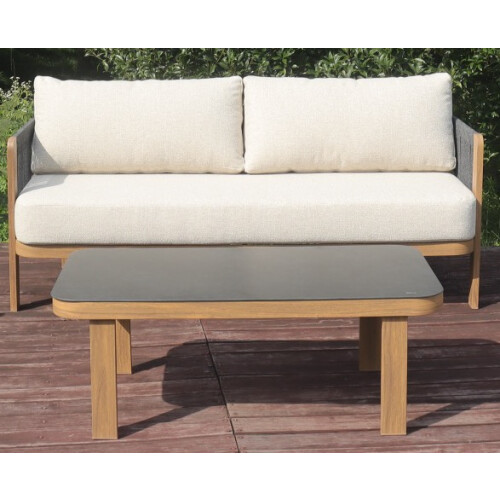 Aluminium Patio Sofa Set with Ceramic Coffee Table 1
