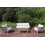 Aluminium Patio Sofa Set with Ceramic Coffee Table 5
