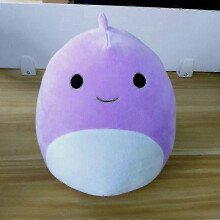 (30CM, fat dinosaur purple) New Creative Fat Dinosaur Plush Toy Children's Soothing Sleeping Rag Doll Gift high quality MTS 2025