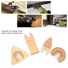 4 Stück Universalschneidezahnen für Holz, Kunststoff & Metall – Hartmetall