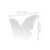 12tlg. transparente Schmetterling Tischkarten mit , leer 3