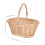 Willow Picnic Basket with Handle - Large Woven Storage Container 3