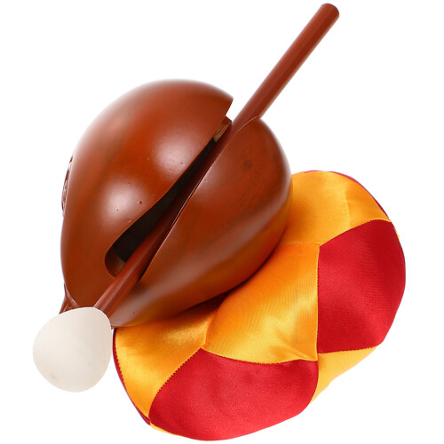 1Set Kids Percussion Instrument Natural with Stick Assorted