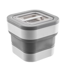 Compact Collapsible Pet Food Container Pet Food Bin with