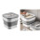 Compact Collapsible Pet Food Container Pet Food Bin with 2