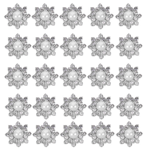 boutons perles neige 30 pièces, à , pour déco vêtements