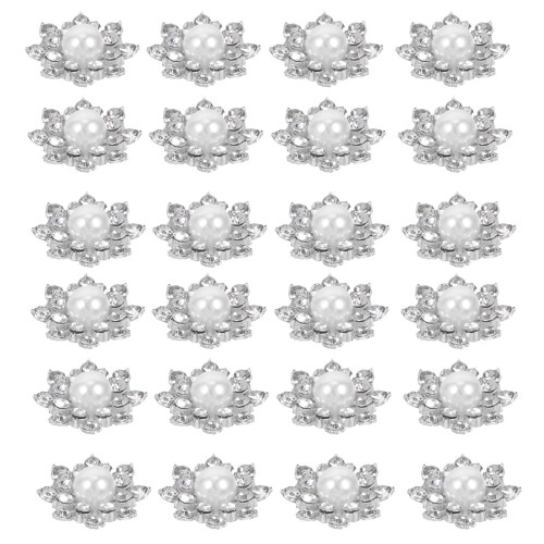 boutons perles neige 30 pièces, à , pour déco vêtements 2