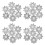 boutons perles neige 30 pièces, à , pour déco vêtements 5