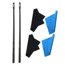 Flute Cleaning Stick with Cloth Flute Polishing Cloth Flute