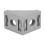 Aluminum Corner Mounts 50Pcs | Right Angle L Type for 2028 Profile Sections 4