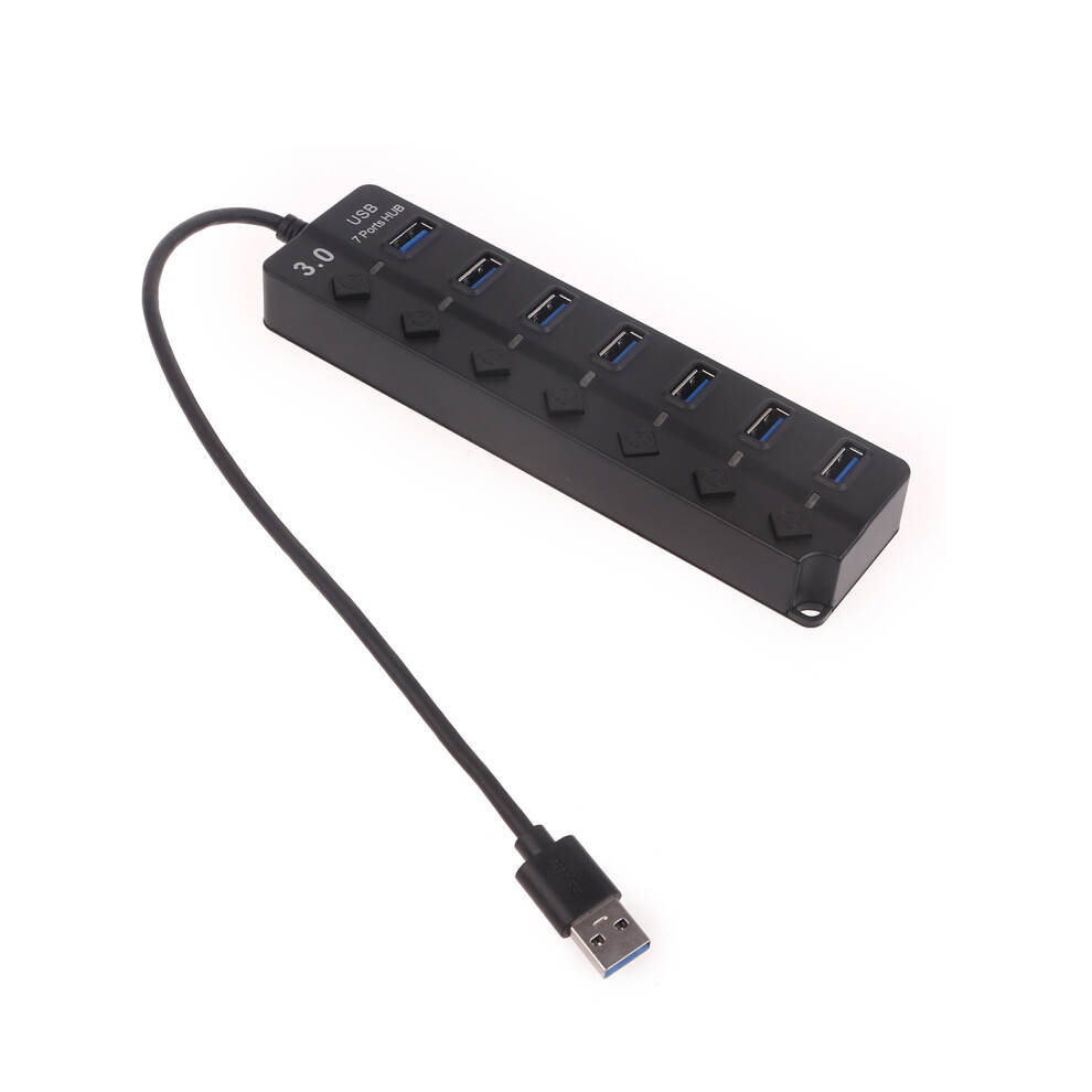 Convenient 7 Port Usb Hub Individual On Off Power Switches Usb 7751000073213