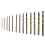 13Pcs High Speed Steel Twisted Drill Bits Set, 1.0-6.5mm 7