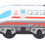 Typ 1 ABS-Eisenbahnspielzeug, 1 x AA-Batterie 5