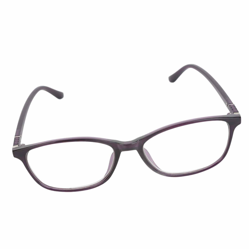 Purple/Blue Adjustable Multifocal Reading Glasses For Men & Women, Anti- Ray