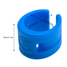 4 pcs Bicycle Chainstay Protectors Rubber Guard, Black/Blue/Green/Orange/Red