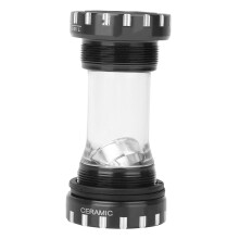 Alloy Ceramic BB109 Tretlager mit Gewinde, geeignet für 68-73 mm Rahmen (Schwarz)
