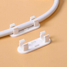 (10pcs, White) Self-adhesive Clear Cable Clip, 10pcs/20pcs Charging Cable Storage Silicone Clip, Home Storage Material Tool