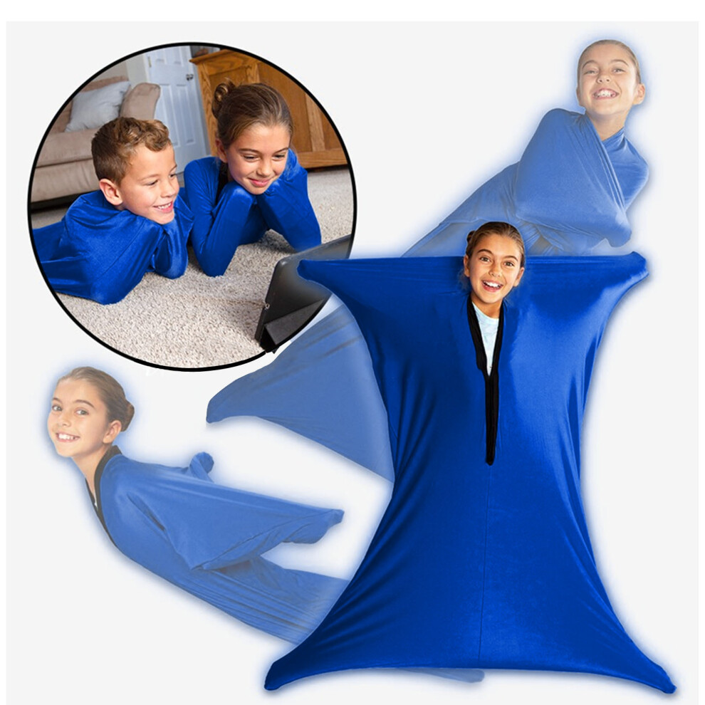 Sensory Body Sock for Kids â Blue, Sizes S-XL, Calming & Movement
