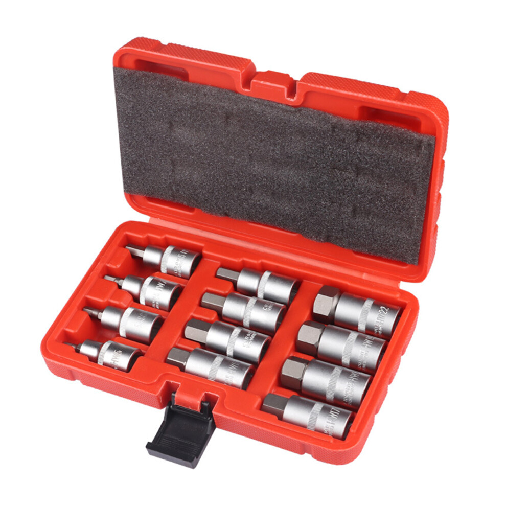 12Pcs 1/2 Hex Bit Socket Adapter Allen Key For Torque Spanners 7751000074371