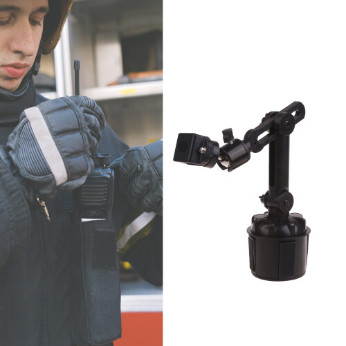 Car Walkie Talkie Holder Adjustable Car Cup Mount Bracket for 1