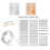 46pcs Silicone Holder Rings Size Adjuster Protector for Sports 3