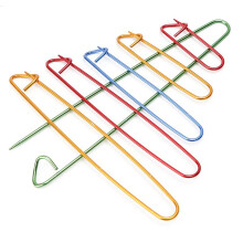 6x Knitting Stitches Holder Aluminum Yarn Stitches Holders
