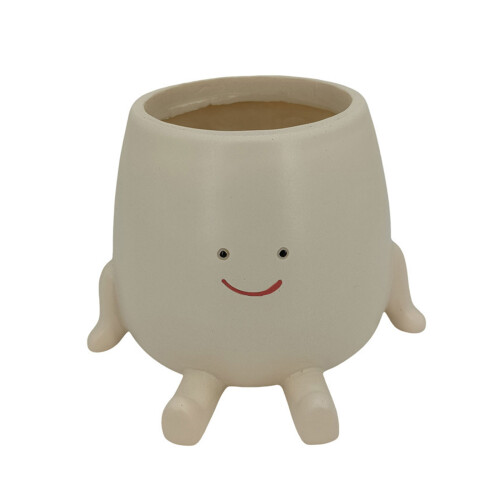 Stable and Durable Flower Pots Resin Planter Pots for Small