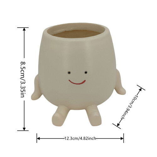 Stable and Durable Flower Pots Resin Planter Pots for Small 1
