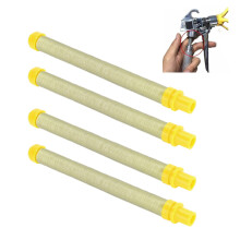 10 pezzi di filtro per pistola a spruzzo airless maglia 100 giallo