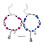 2Pcs Guitar Star Charm Bracelet Simple Beaded Bracelet Statement 3