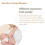 USB Dual Suction Breast Pump 10.5x8cm Automatic Adjustable White 12