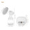 USB Dual Suction Breast Pump 10.5x8cm Automatic Adjustable White 3