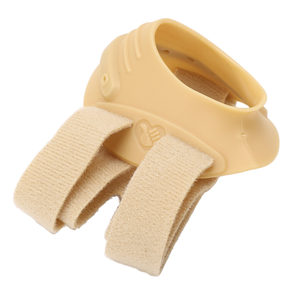 Beige Breathable Tpe Nylon Thumb Brace For Joint Tendonitis Support S