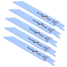 Holz- und Metallsägeblätter-Set, 5 Stück, 150 mm / 5,9 Zoll für Elektrowerkzeuge
