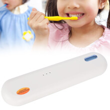 Reise-UV-Zahnbürsten-sterilisator-Box USB Desinfektionshalter Weiß