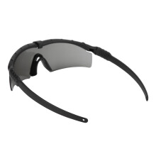 Winddichte Militärbrille Schwarz PVC Taktischer Augenschutz, 140 mm