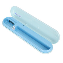 USB UV Toothbrush Sterilizer Box Blue, 0.5W Quartz Lamp Disinfection