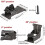 0-90-180 Degree Self-locking Folding Hinge Folding Table Extension Board Folding Bracket Iron Folding Workbench Fittings with Dark Bronze 4-pack 10
