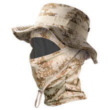 (03, 1 set) Outdoor Balaclava Mask, Wide Brim Bucket Hats and Face Mask Set, Breathable Sun-resistant Hat for Cycling, Fishing, Hiking, Sports &