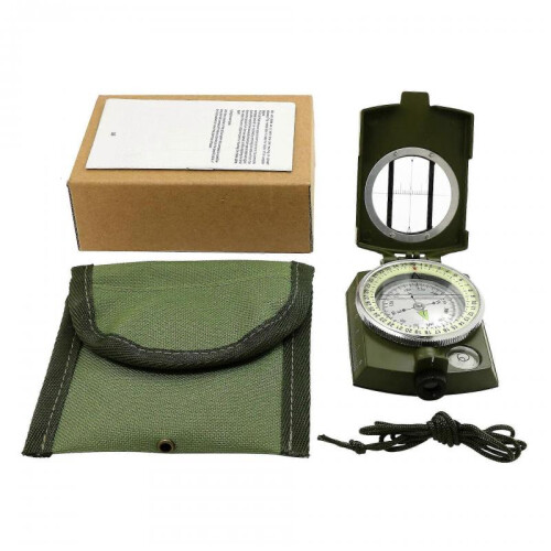 Compass , Military Marching Compass with Pocket, High Precision Professional Camping Luminous North Pointer 1