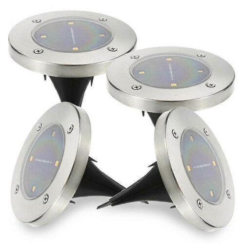 4pcs Energy Saving 4 Led Outdoor Garden Practical Universal Solar Ground Light