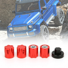 4 Stück Nabenabdeckungen für RC-Räder M4 – passend für TRX4 / SCX10 / D90 / Tamiya