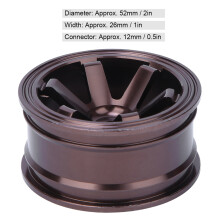 4 Stück Aluminiumlegierung RC-Radnabe Satz für 1/10 Driftfahrzeug 52mm