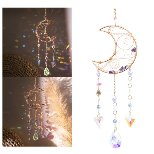 Crystal Sunlight Pendant Handmade Dream Catchers Ornament 1