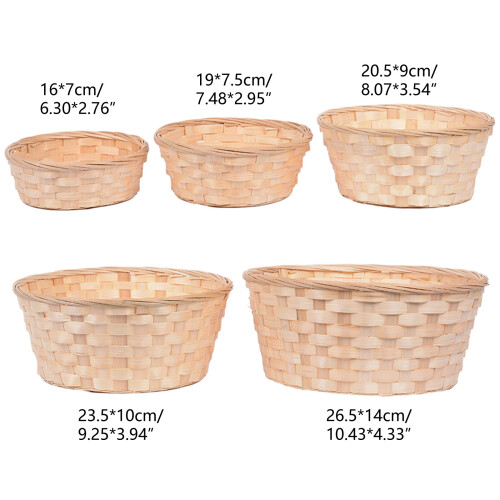 Handwoven Storage Basket Versatile Woven Bag for Shopping 2