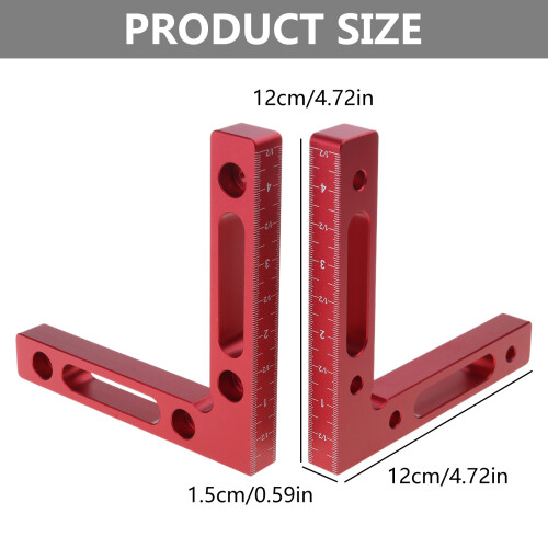 12x12cm L Shape Ruler Carpenter Tools for Woodworking Picture 2
