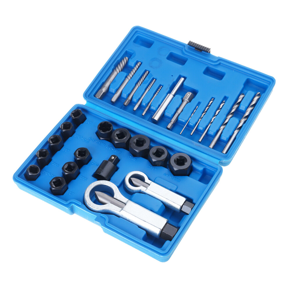 28Piece/Set Multifunctional Impact Bolt Nut Remover Set Nut 7751000077556